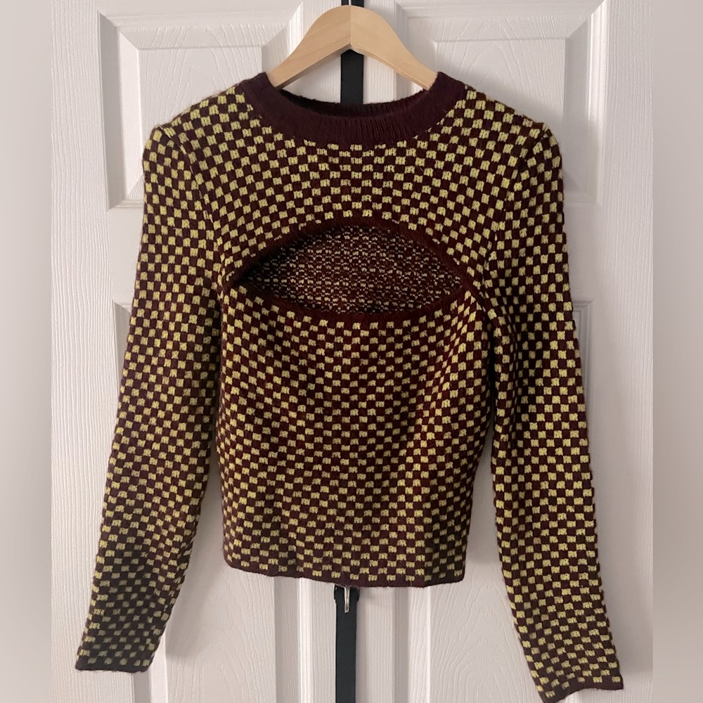 Zara Size M Cut Out Sweater